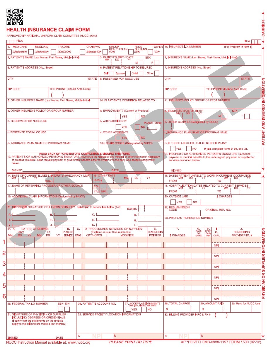 ClaimForm CMS-1500
